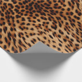 Papier Cadeau Empreinte de léopard Brown de crème (Coin)