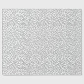 Papier Cadeau Empreinte de léopard gris (Plat)