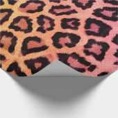 Papier Cadeau Empreinte de léopard multicolore amusant (Coin)