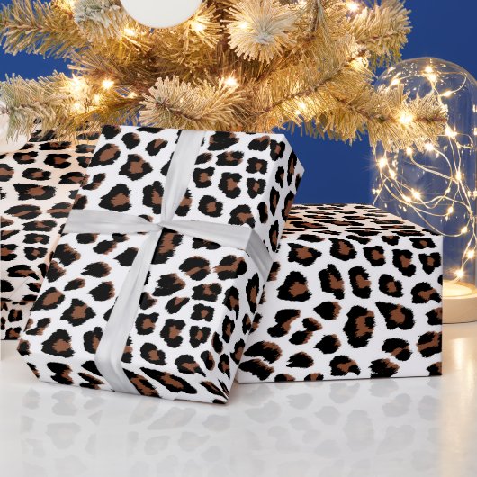 Papier Cadeau Empreinte de léopard Nouveau (Vacances)