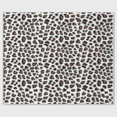 Papier Cadeau Empreinte de léopard Nouveau (Plat)