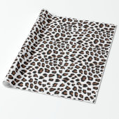 Papier Cadeau Empreinte de léopard Nouveau (Déroulé)