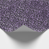 Papier Cadeau Empreinte de léopard pourpre (Coin)