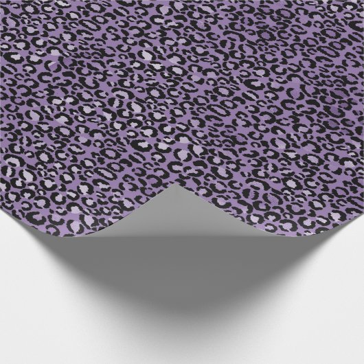 Papier Cadeau Empreinte de léopard pourpre (Coin)