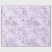 Papier Cadeau Empreinte de léopard pourpre (Plat)