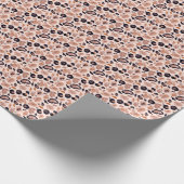 Papier Cadeau Empreinte de léopard, sans soudure, arrière - plan (Coin)