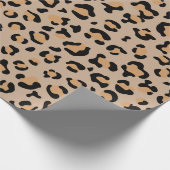 Papier Cadeau Empreinte de léopard, Spots de léopard, Leopard Br (Coin)