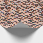 Papier Cadeau Empreinte de léopard : Textile Design sans joint. (Coin)