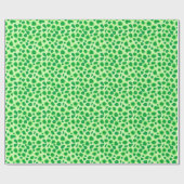 Papier Cadeau Empreinte de léopard - Tons de Lime Vert (Plat)