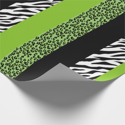 Papier Cadeau Empreinte de léopard, Zebra Print, Poster de anima (Coin)