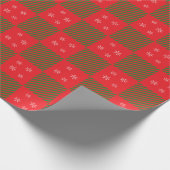 Papier Cadeau Empreinte de patte d'aquarelle bleu (Coin)