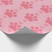 Papier Cadeau Empreinte de patte mignon (Coin)