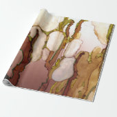 Papier Cadeau Empreinte d'encre d'alcool de l'imagination de bro (Déroulé)