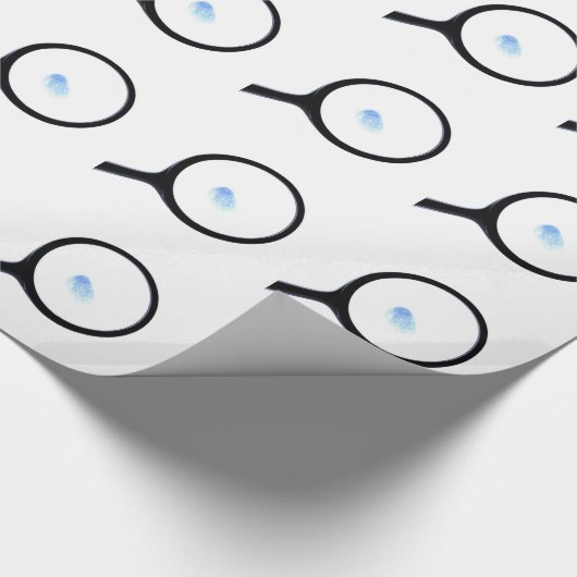 Papier Cadeau Empreinte digitale de CSI (Coin)