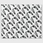 Papier Cadeau Empreintes bébé (Plat)