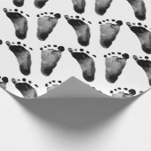 Papier Cadeau Empreintes bébé (Coin)