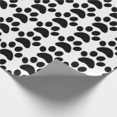 Papier Cadeau Empreintes de pattes (Coin)