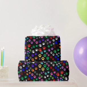 Papier Cadeau Empreintes de pattes