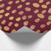 Papier Cadeau Empreintes d'or (Coin)