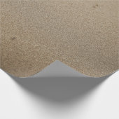 Papier Cadeau Empreintes sur sable (Coin)