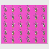 Papier cadeau en bulldog (Plat)