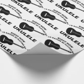 Papier Cadeau En ce moment je jouerais plutôt l'UKULELE. (Coin)