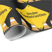 Papier Cadeau En construction avec le cône (Coin rond)