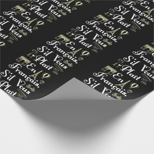 Papier Cadeau En Francais S'il vous Plait Enseignant Français (Coin)