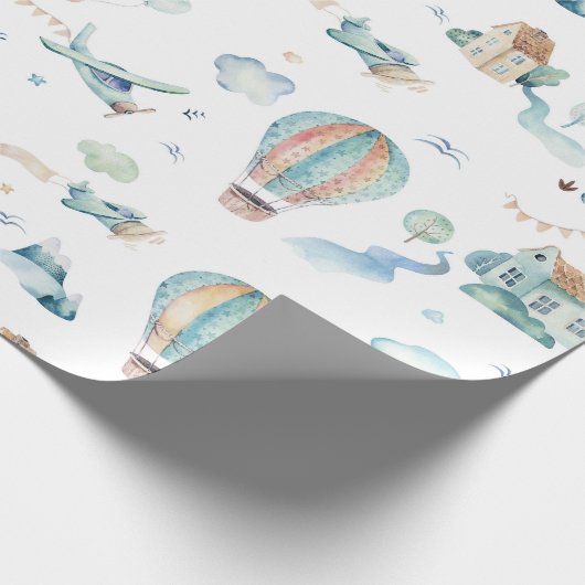 Papier Cadeau En Haut En Haut Et Loin (Coin)