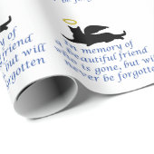 Papier Cadeau En mémoire de (Coin rond)