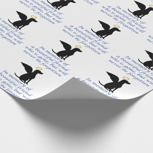 Papier Cadeau En mémoire de (Coin)