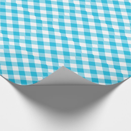 Papier Cadeau "En vichy bleu" (Coin)