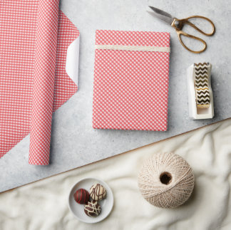 Papier Cadeau En vichy brillant