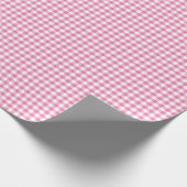 Papier Cadeau En vichy classique Fuchsia (Coin)