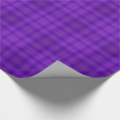 Papier Cadeau En vichy Motif  violet (Coin)