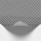 Papier Cadeau En vichy noir et blanc (Coin)