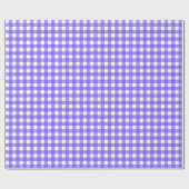 Papier Cadeau En vichy périphérique et blanc (Plat)