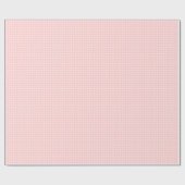 Papier Cadeau En vichy rose (Plat)