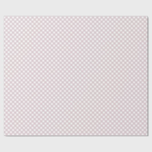 Papier Cadeau En vichy rose vérifie simple mignon plaid (Plat)