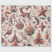 Papier Cadeau Enchanted Christmas Wrapping n6 (Plat)
