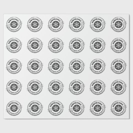 Papier Cadeau Enchanted Elf | North Pole Christmas (Plat)