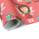 Papier Cadeau Enchanted Fairy Magie Pixie Nouveau cadeau pour en (Coin rond)