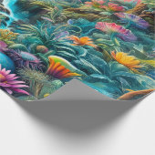 Papier Cadeau Enchanted Psychedelic Dreamscape (Coin)