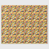 Papier Cadeau enchevêtrement coloré (Plat)