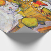 Papier Cadeau Encore la vie avec panier de fruits, Paul Cezanne (Coin)