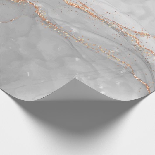 Papier Cadeau Encre D'Alcool Élégante Avec Parties scintillant O (Coin)