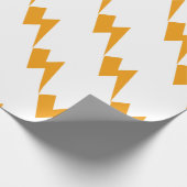 Papier Cadeau Énergie de Tonnerre Impression Jaune (Coin)