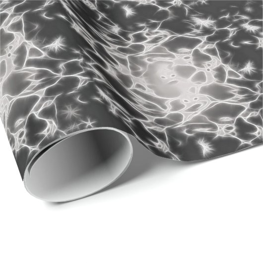 Papier Cadeau Énergie Ghosts (Coin rond)