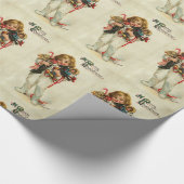 PAPIER CADEAU ENFANT AVEC JOUETS ET CADEAUX DE NOËL (Coin)