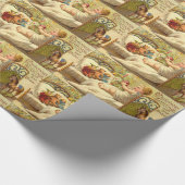 PAPIER CADEAU ENFANT AVEC JOUETS ET CADEAUX DE NOËL (Coin)